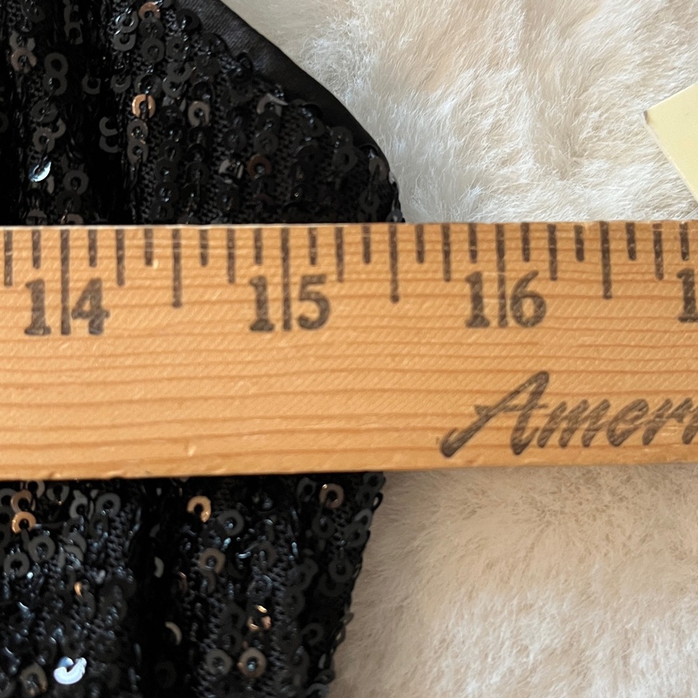 New! Eliza J Black Sequin Gown‎ Sleeveless Mermaid Dress Cocktail Size 8 - Picture 13 of 16